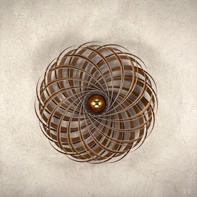Veneria Wall lamp Oak Ø60 cm Gofurnit