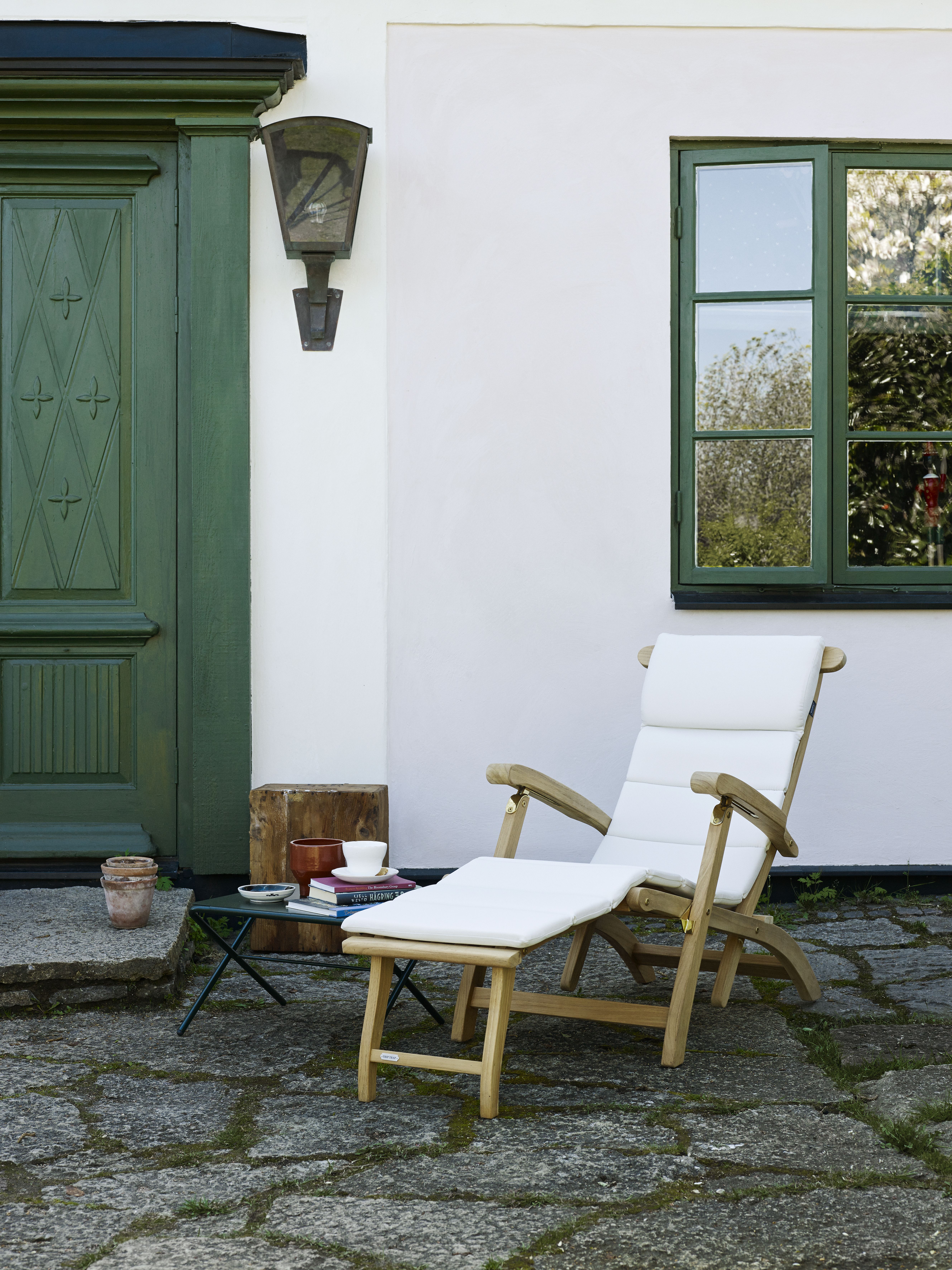 Steamer Deck Chair Outdoor Skagerak by Fritz Hansen