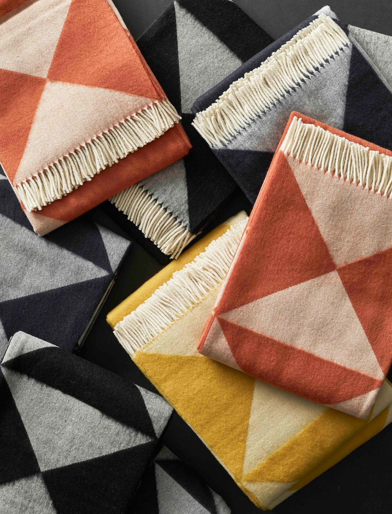 Mirror Throw throw ORANGE Verpan SINGLE PIECE