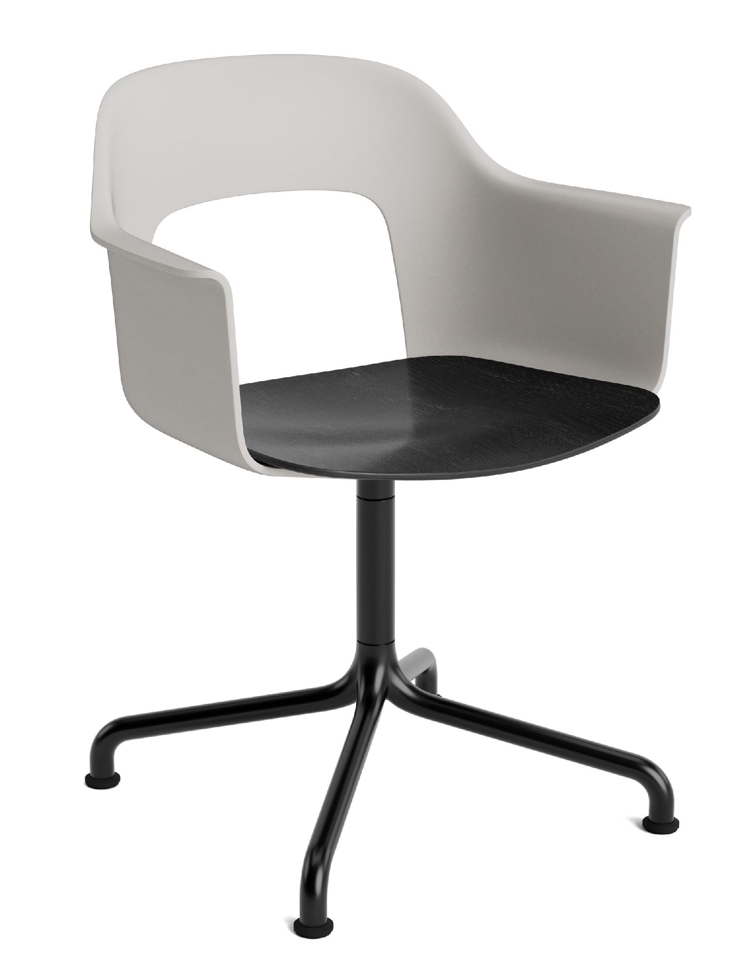 Layout Armchair 252 Armchair 4-star base swivel base with curved base Hay  
