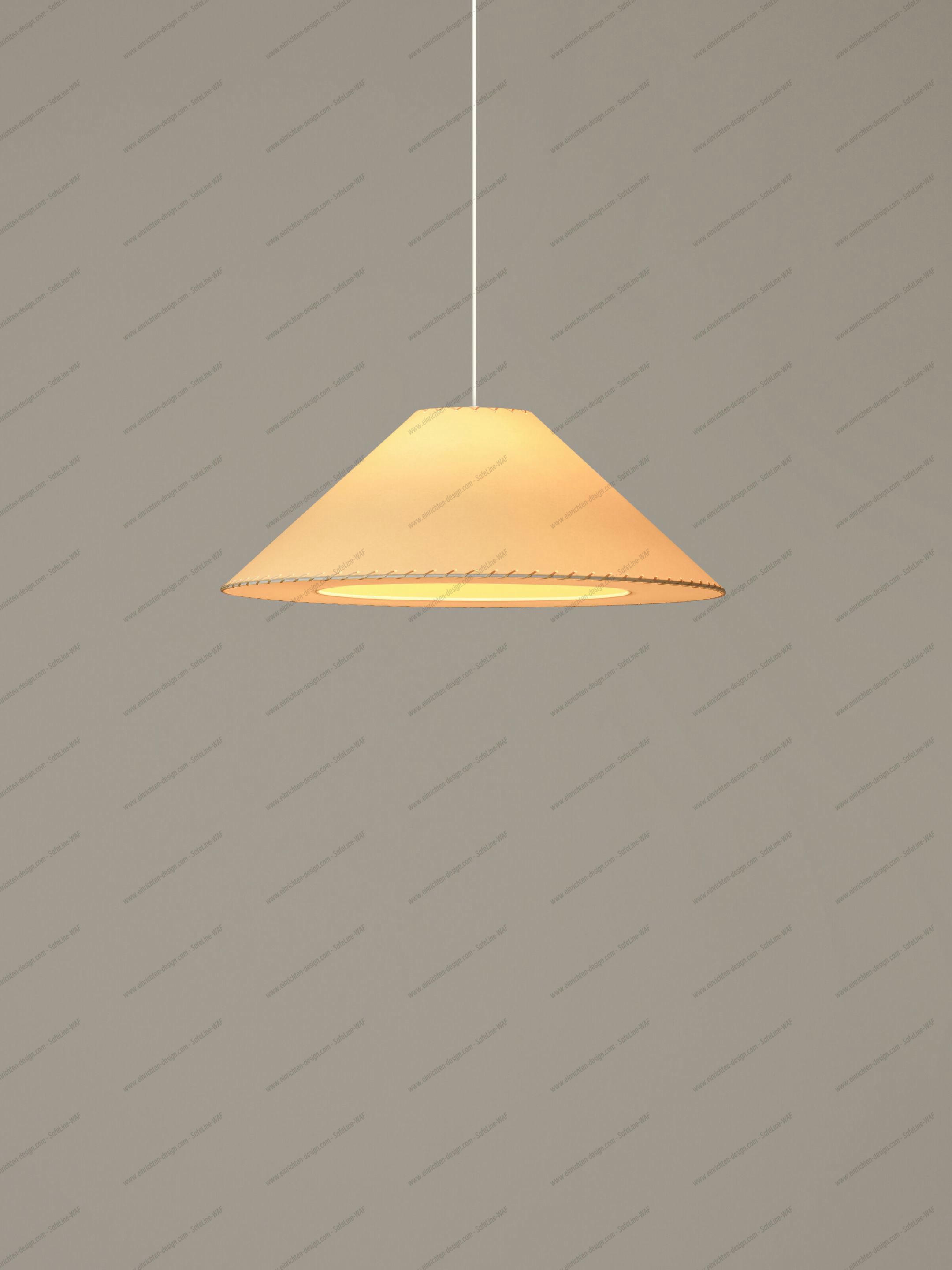Sísísí cónicas planas MT5 Suspension lamp Ø64cm beige Santa & Cole