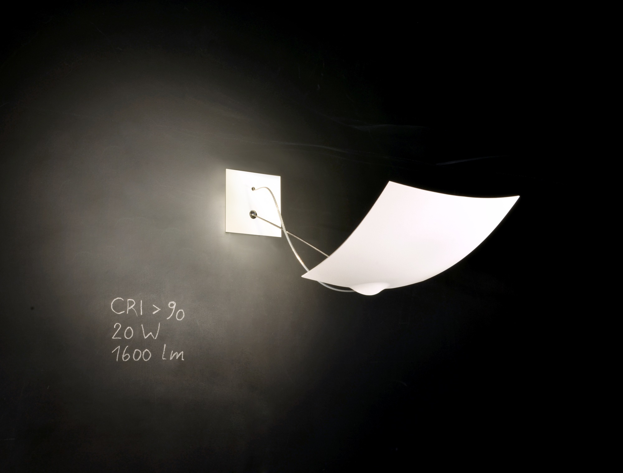 18 x 18 LED wall lamp Ingo Maurer