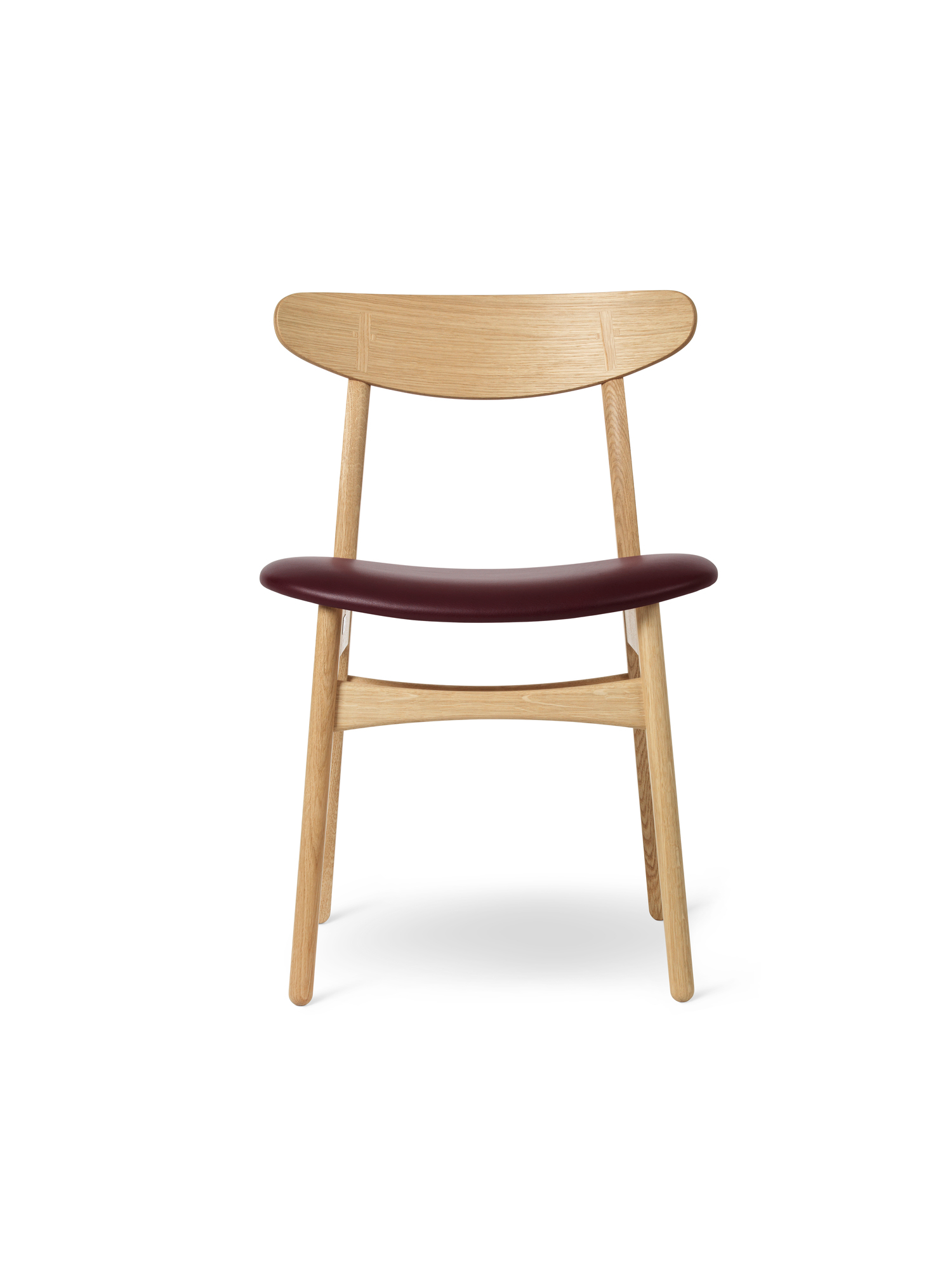 CH30P Chair upholstered Carl Hansen &amp; Søn Frame oak black Seat Thor 350
