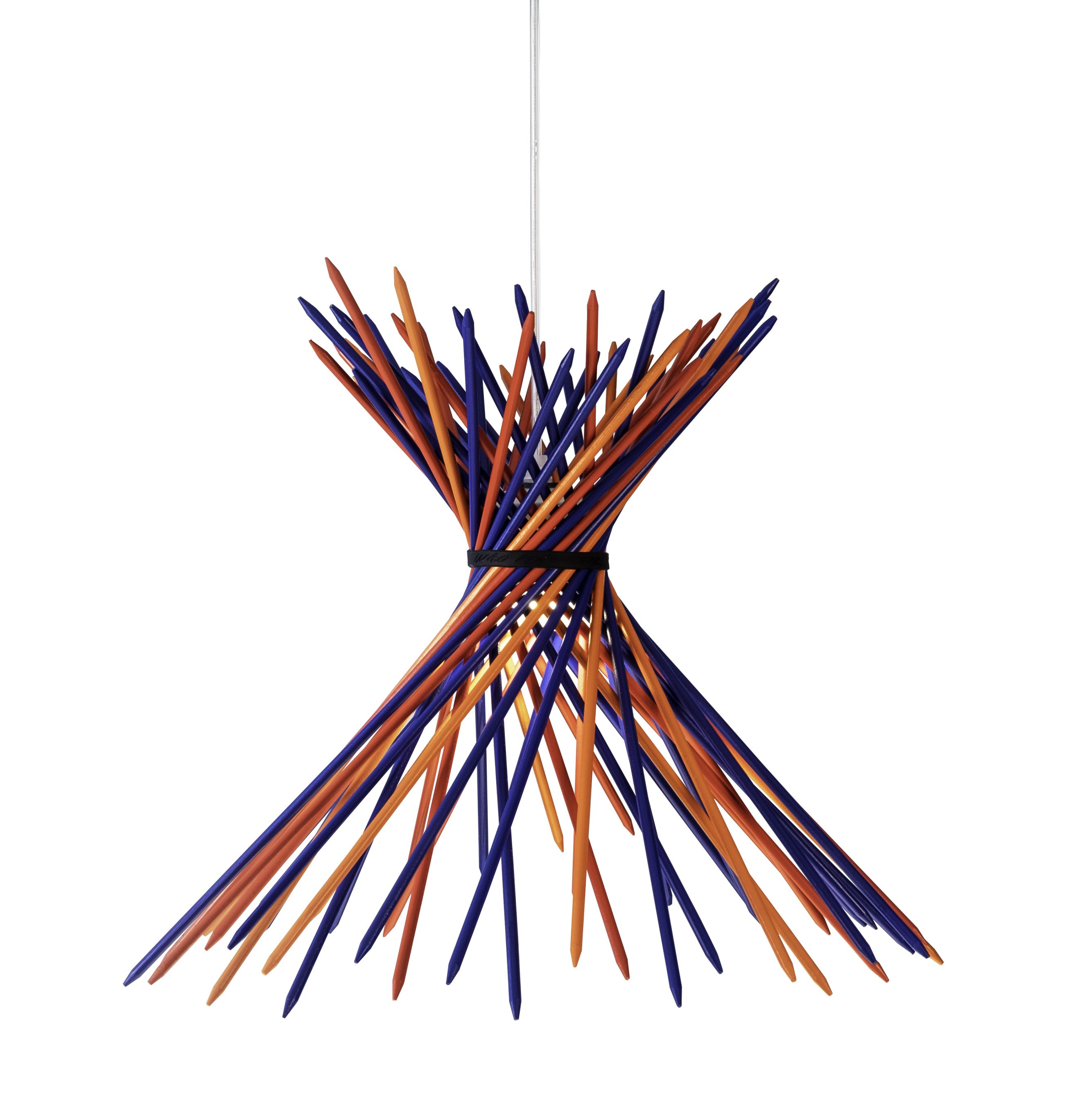Pic-A-Stic Pendant Light Blue-Luminescent Orange Ingo Maurer
