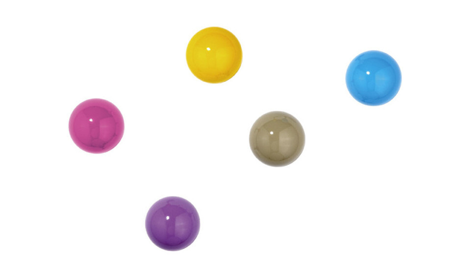 Dots Wall hooks 5-Set Mix colors Schönbuch Favorites Mix