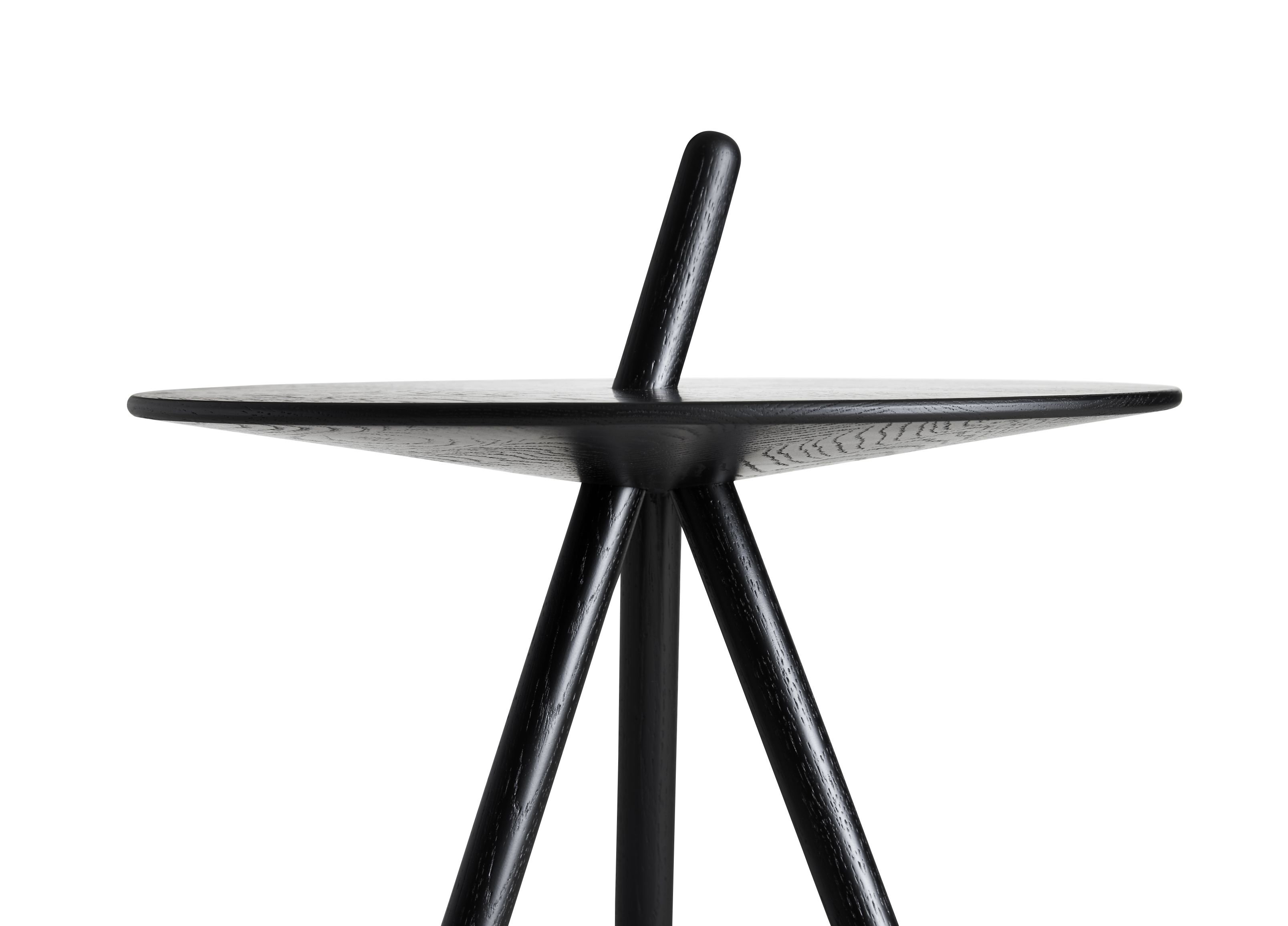 Come Here Side Table black  Woud