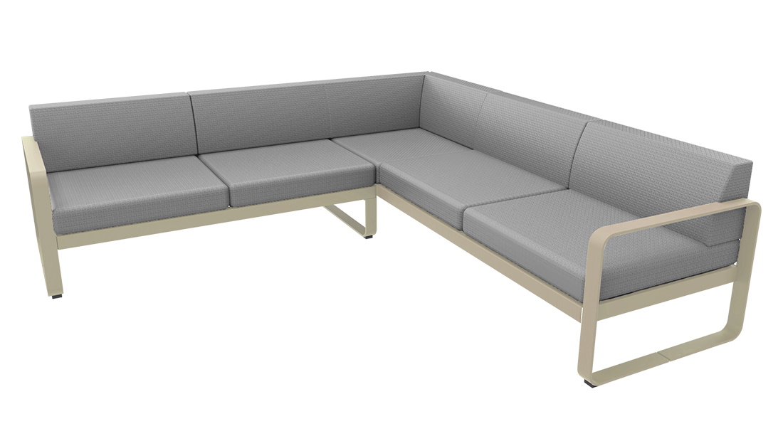 Bellevie Lounge Sofa Composition 2 A Outdoor Fermob 