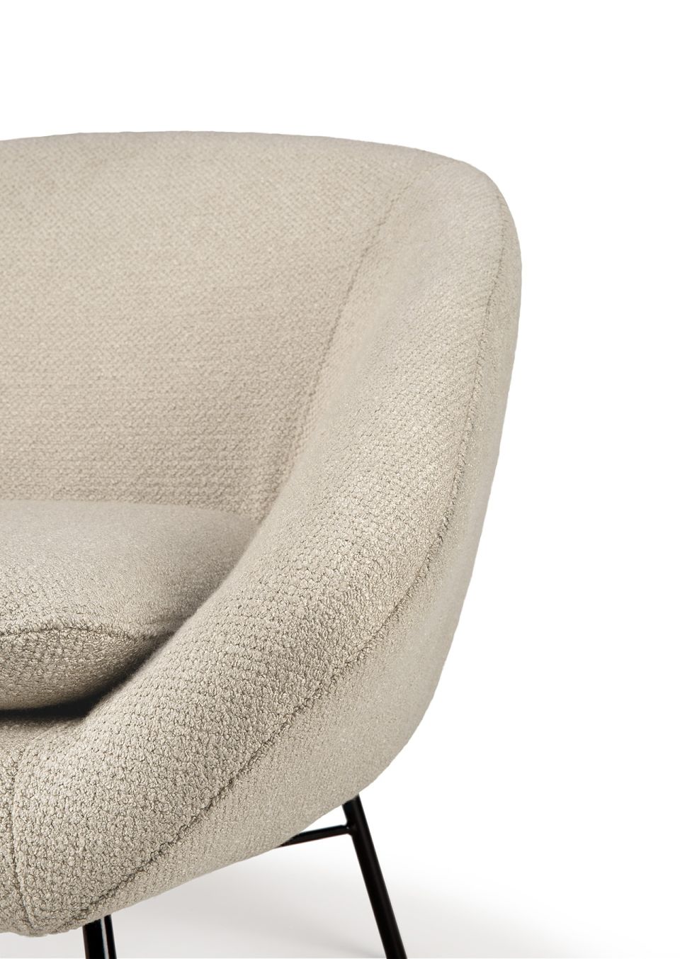 Barrow Lounge Chair off white Ethnicraft