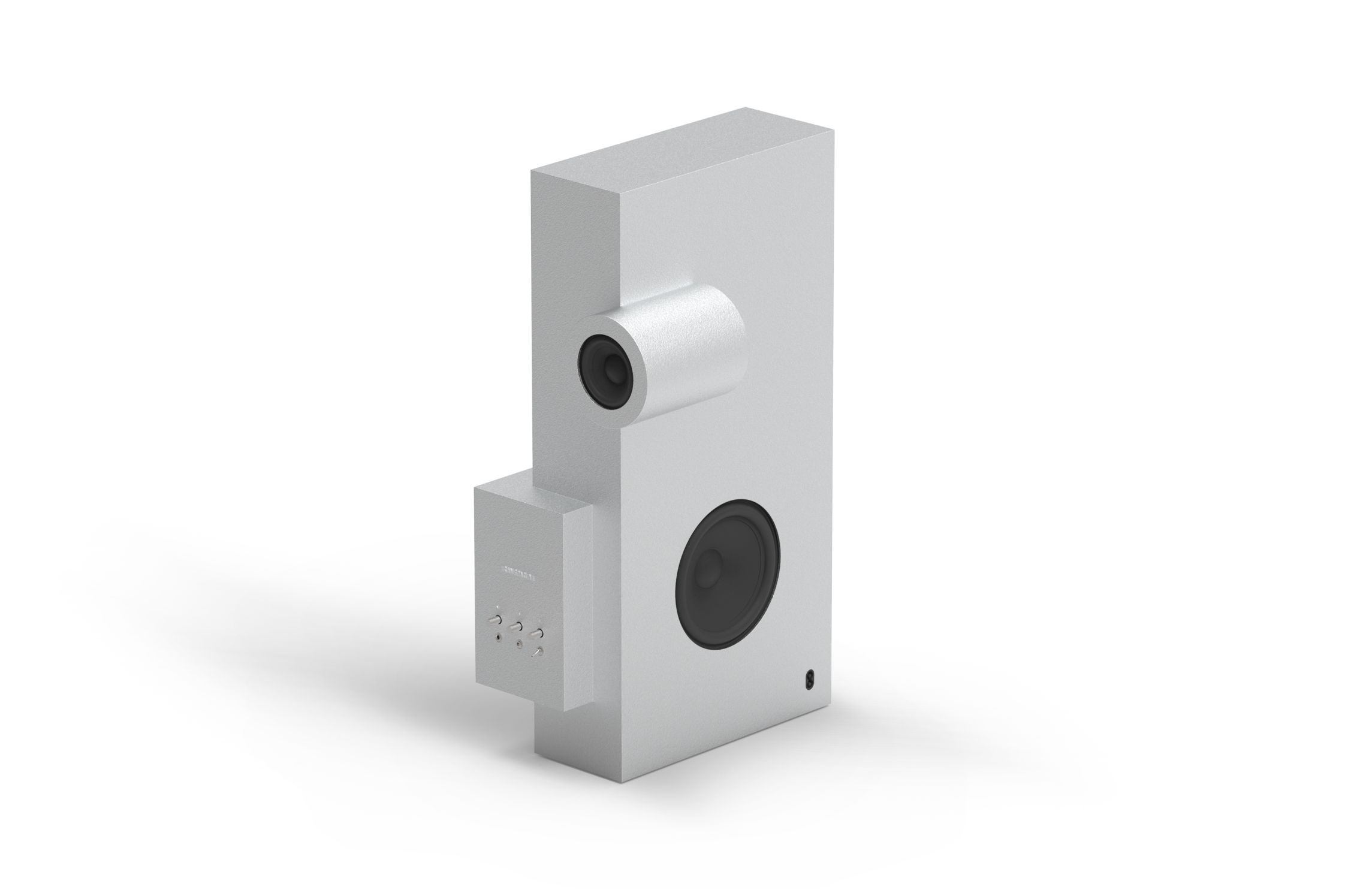 Brutalist Loudspeaker Transparent