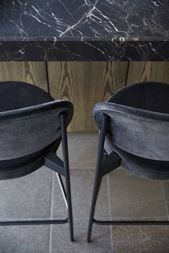 Series 430 Bar Stool Bar stool 75 cm BLACK / REMIX 123 Verpan SINGLE PIECES