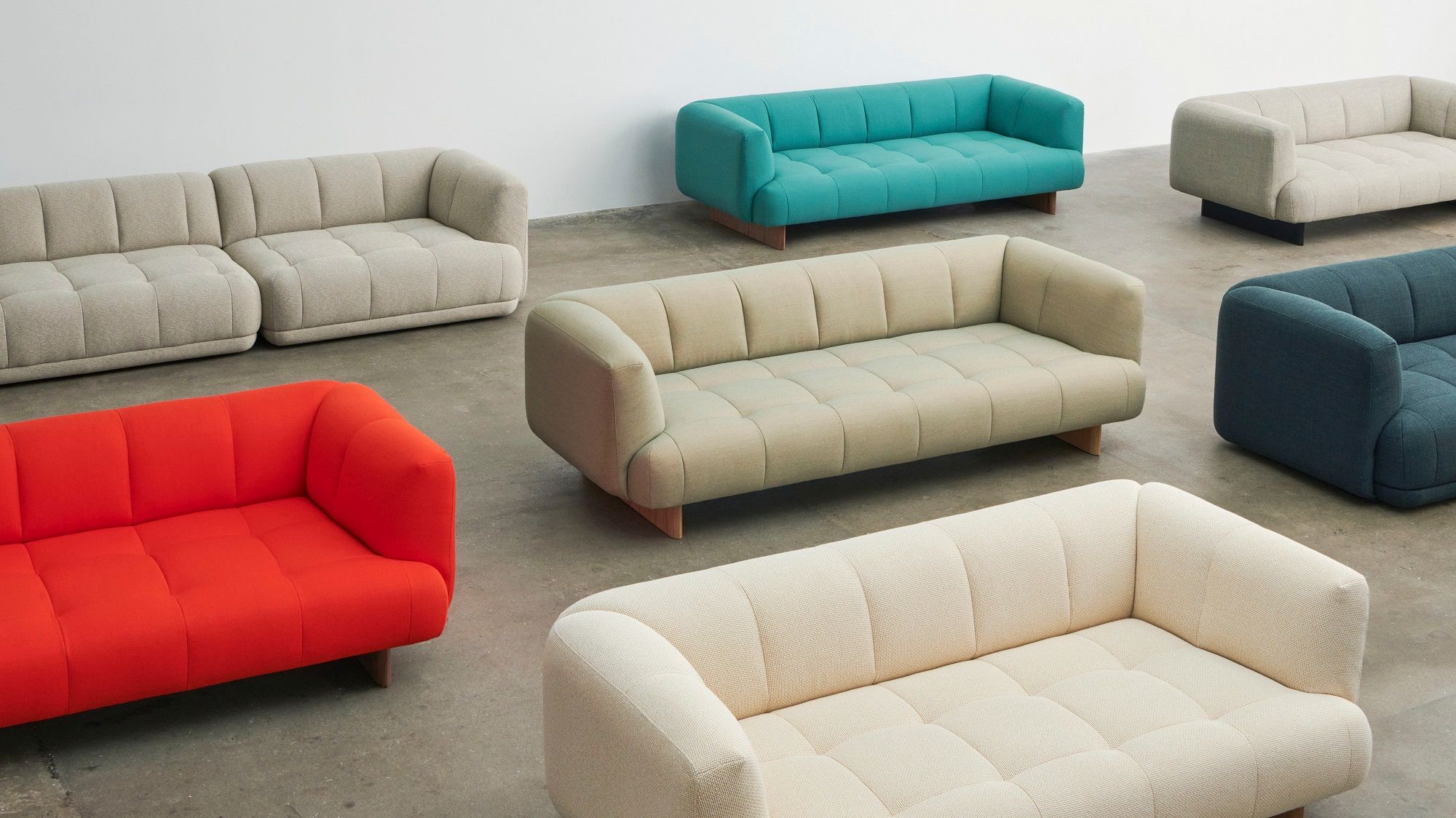 Quilton Lift Sofa 2-seater Hay