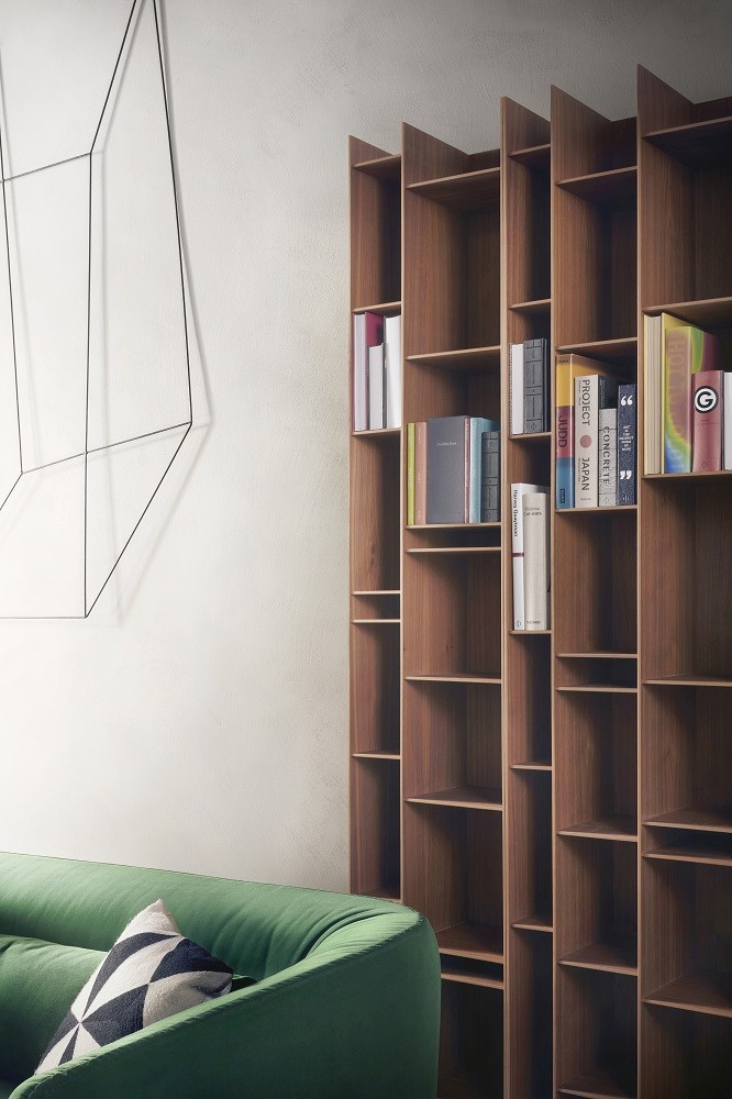 Random Wood Bookcase 3C MDF Italia