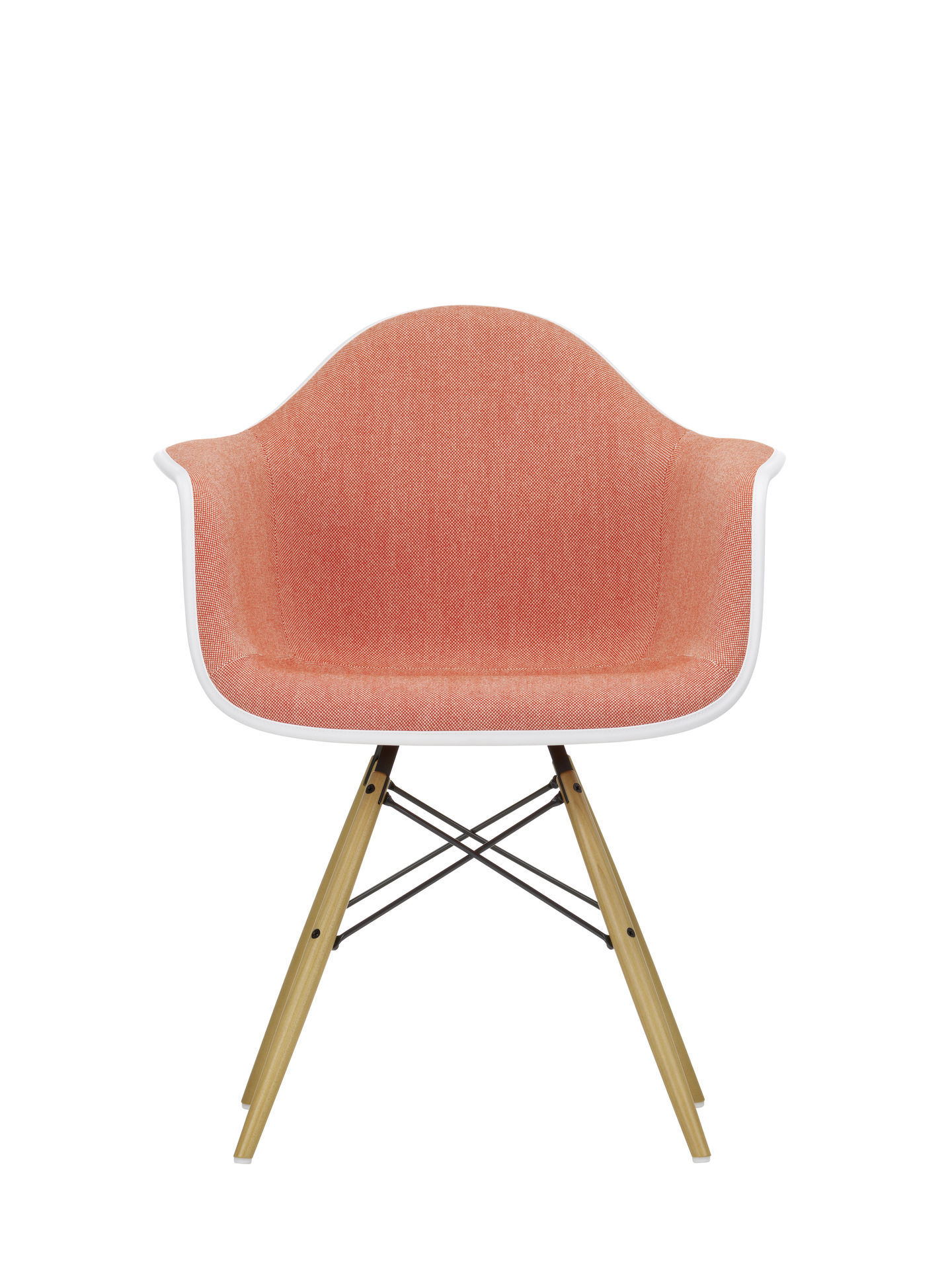 Eames Plastic Arm Chair DAW Chair Fully upholstered Vitra
