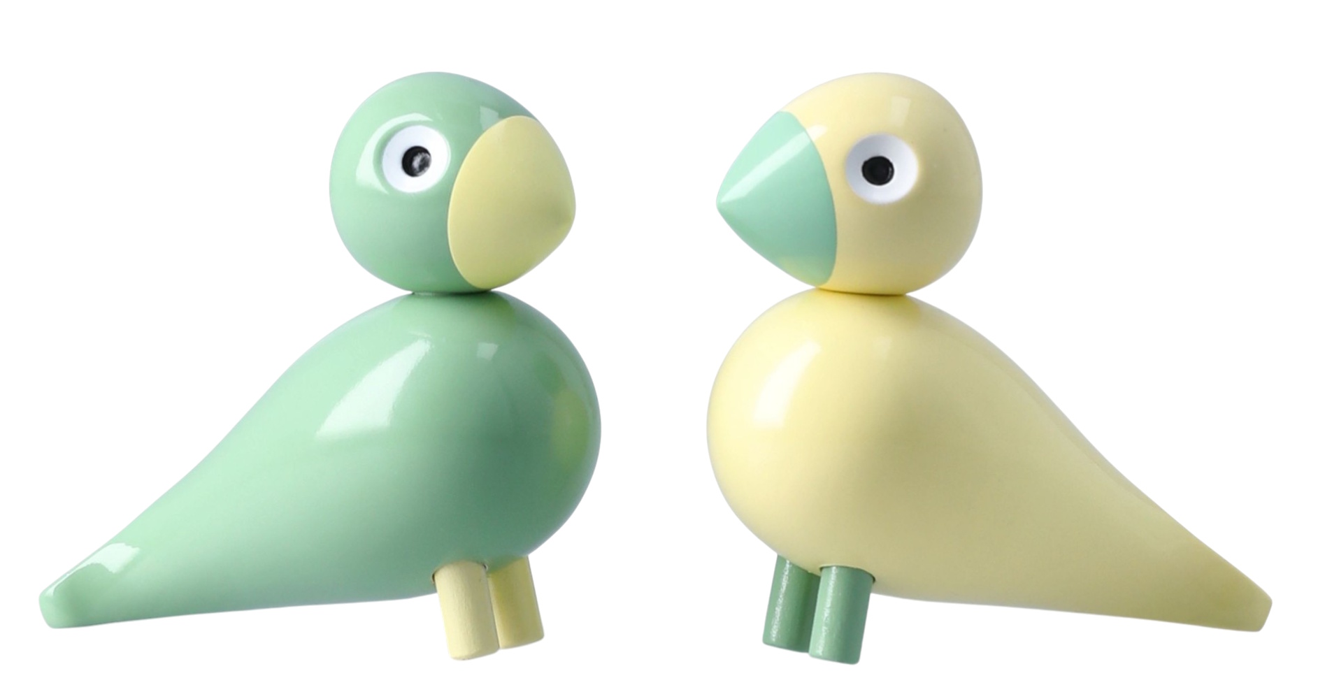 Easter Birds 2026 Liliput yellow/green set Kay Bojesen