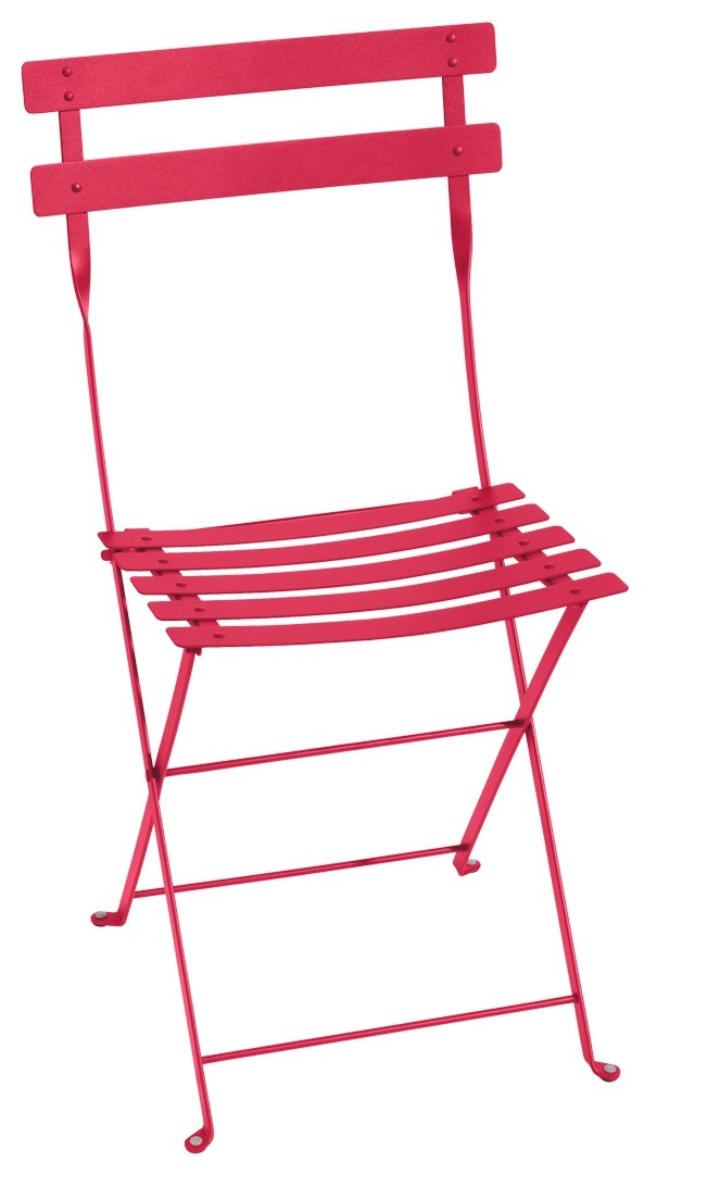 Bistro Outdoor Metal Chair Garden chair Fermob Poppy red Bistro Outdoor Metal Chair Garden chair Fermob Poppy red