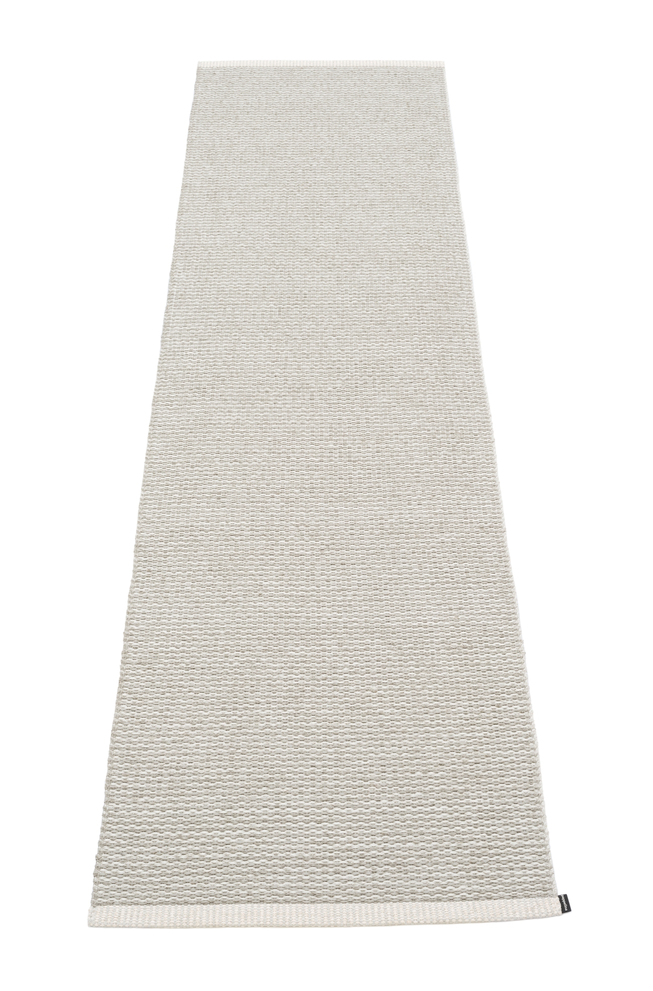 Mono Plastic Carpet 60x250 cm FOSSIL GREY - WARM GREY Pappelina SINGLE PIECES