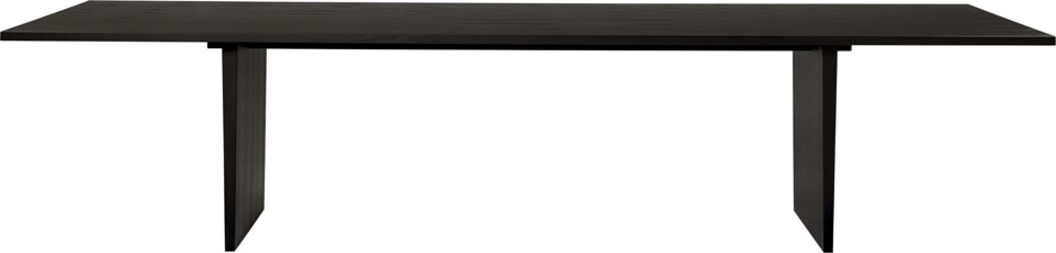 Private Dining Table Rectangular 320 Brown / Black Ash Veneer Gubi Private Dining Table Rectangular 320 Brown / Black Ash Veneer Gubi