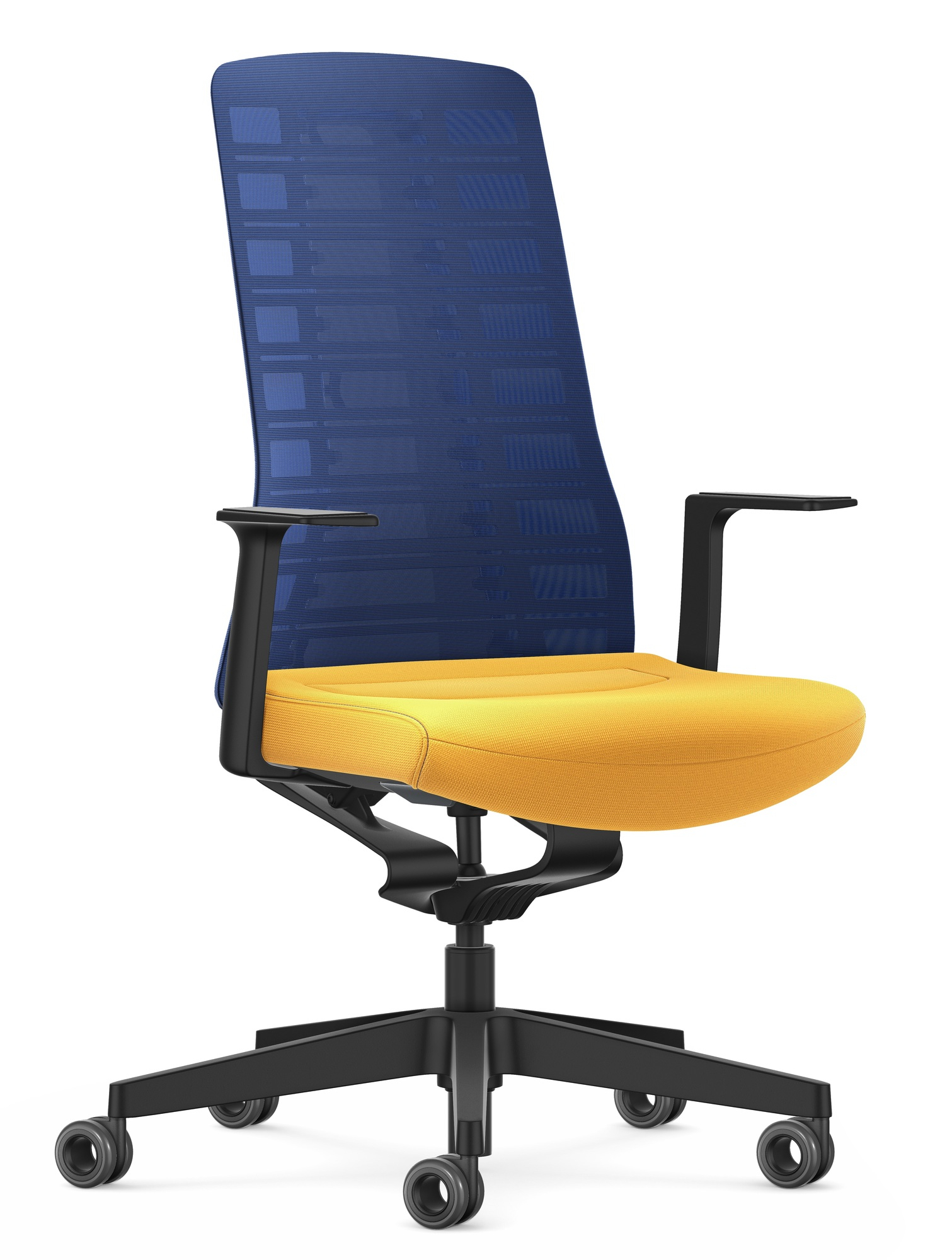 Pure Edition Active Office swivel chair Interstuhl Blue  - Yellow
