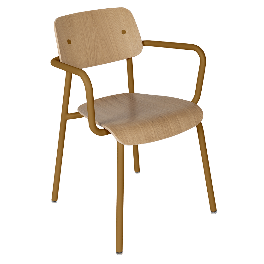 Study Bridge oak armchair Outdoor Fermob