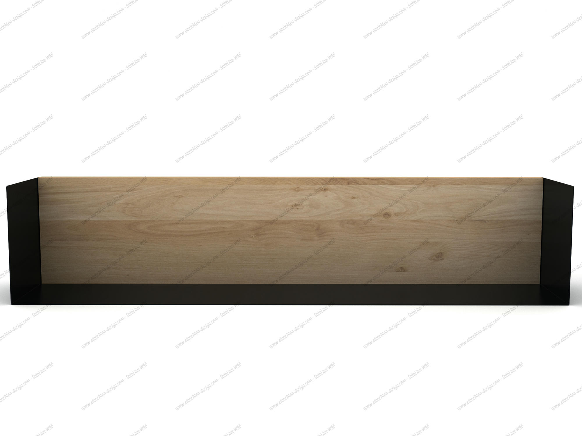 U Shelf L black oak Ethnicraft
