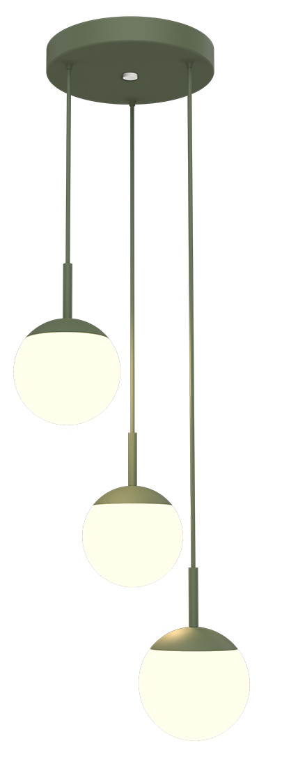 Mooon Triple Suspension Ø 15 cm pendant light Fermob Mooon Triple Suspension Ø 15 cm pendant light Fermob