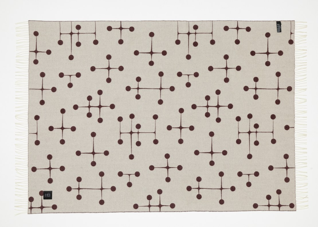Eames Wool Blanket Bordeaux Wool Blanket Vitra LIMITED EDITION 