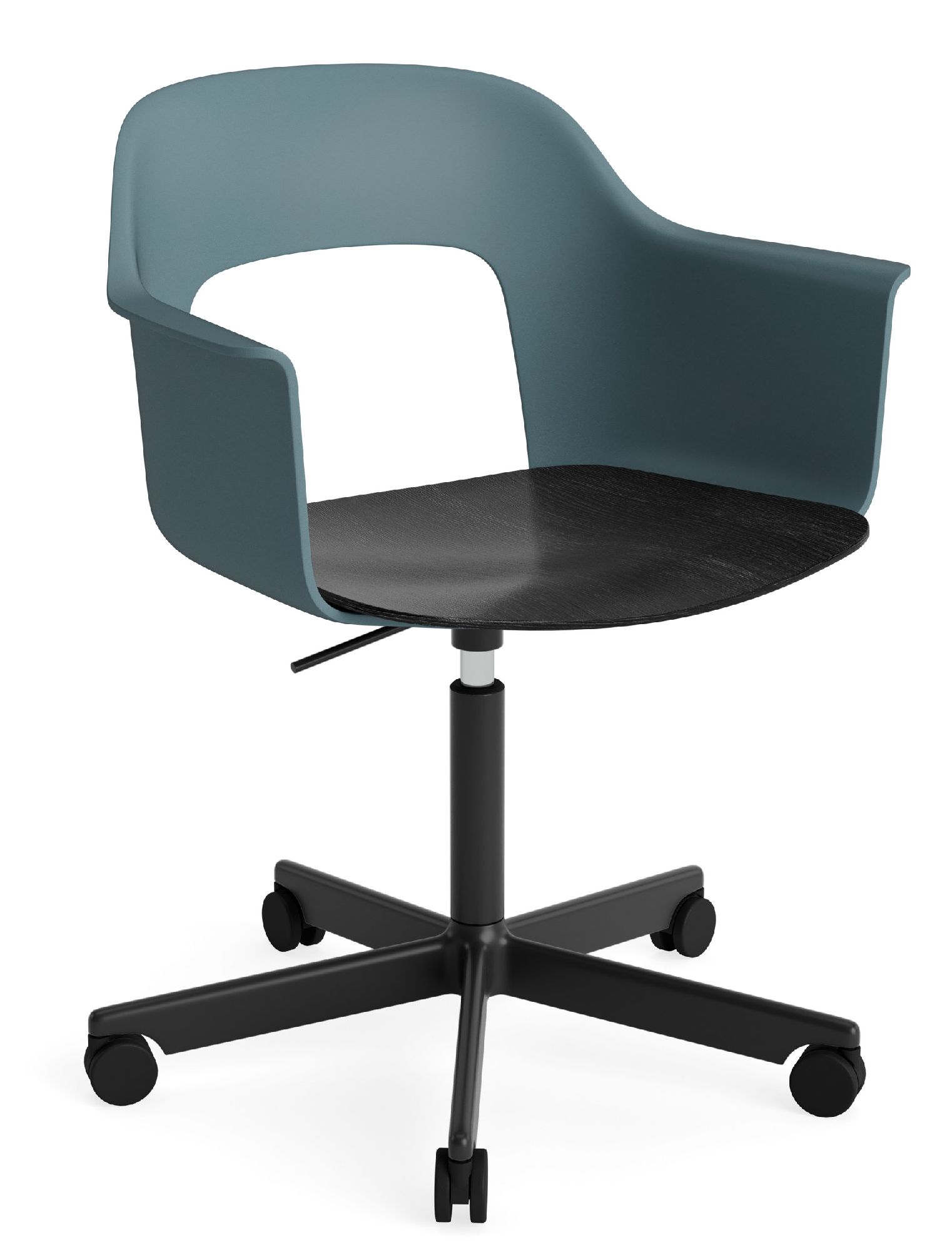 Layout Armchair 242 Armchair 4-star base gas lift with swivel function Hay