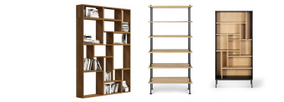 Floor shelves