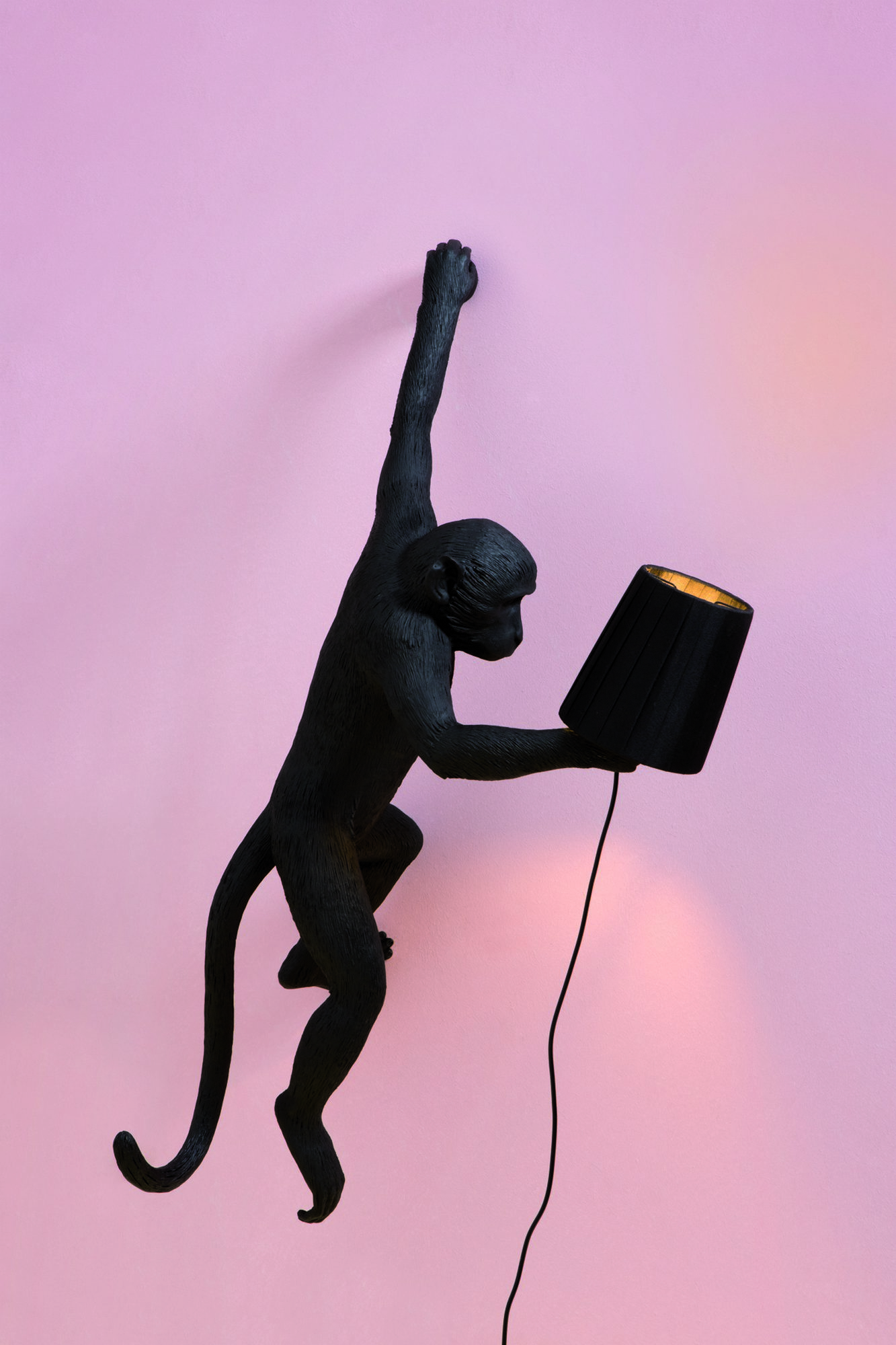 Monkey Lamp Black Wall light Outdoor Seletti SINGLE PIECES
