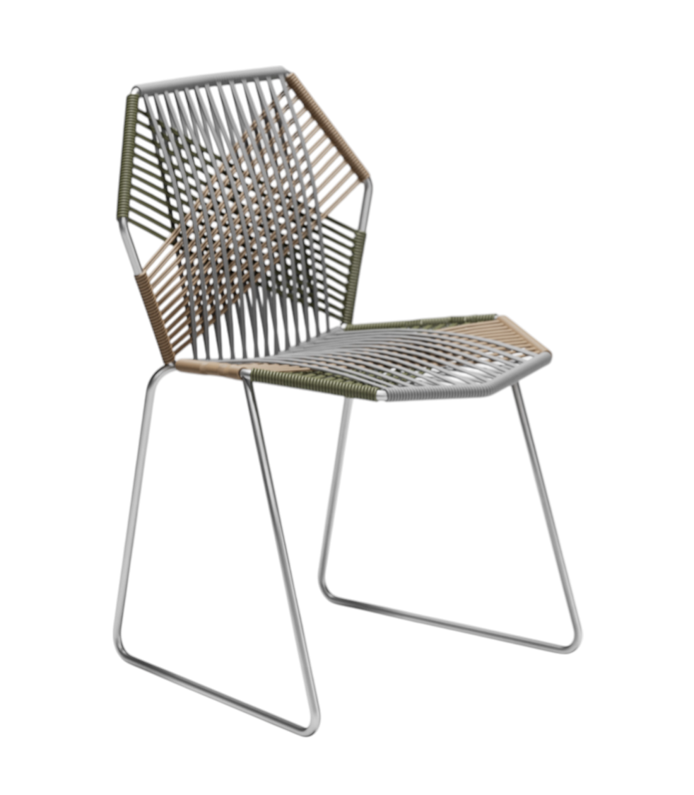 Tropicalia TR0 Chair  faux leather Moroso