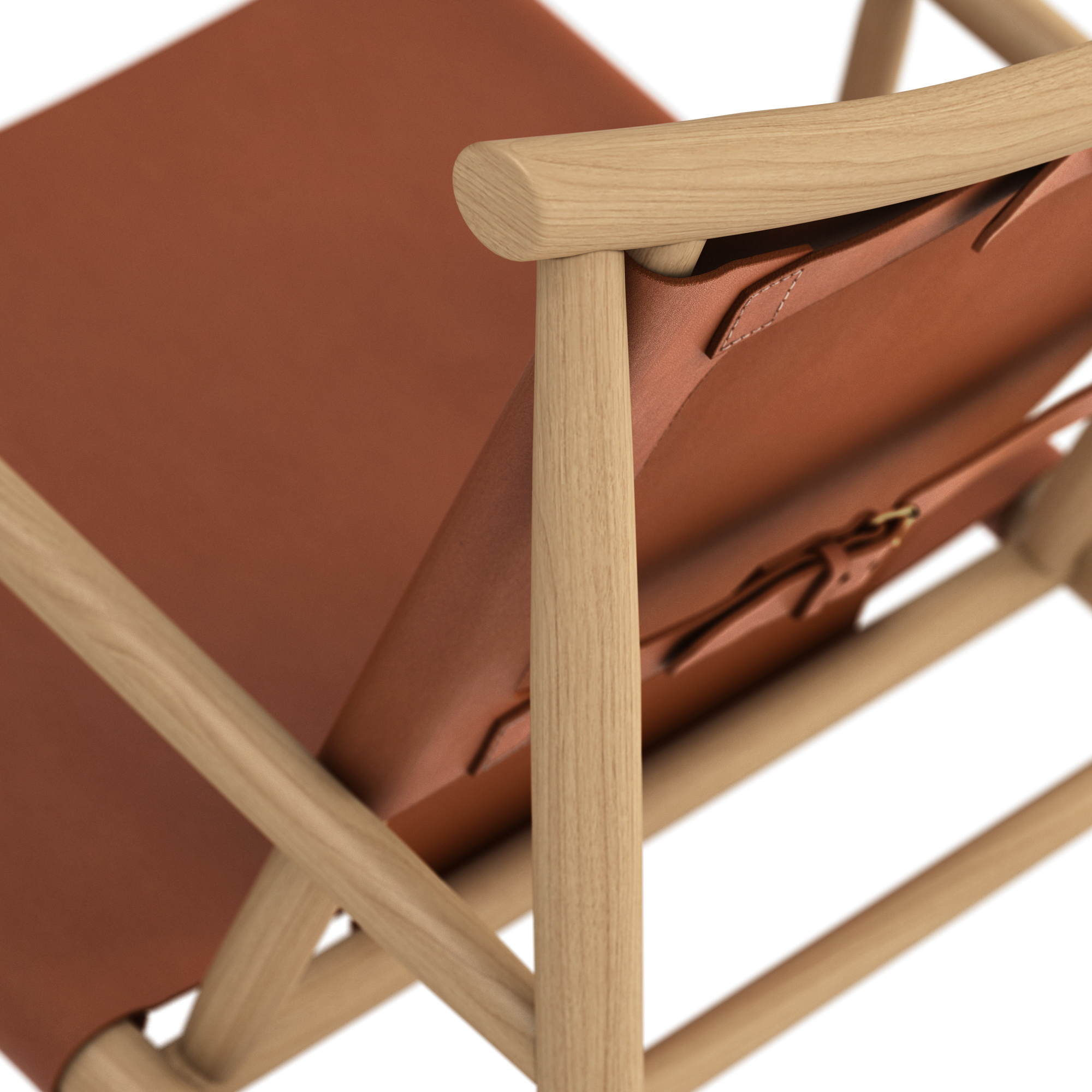 Samurai Chair Norr11 Harness Leather Cognac