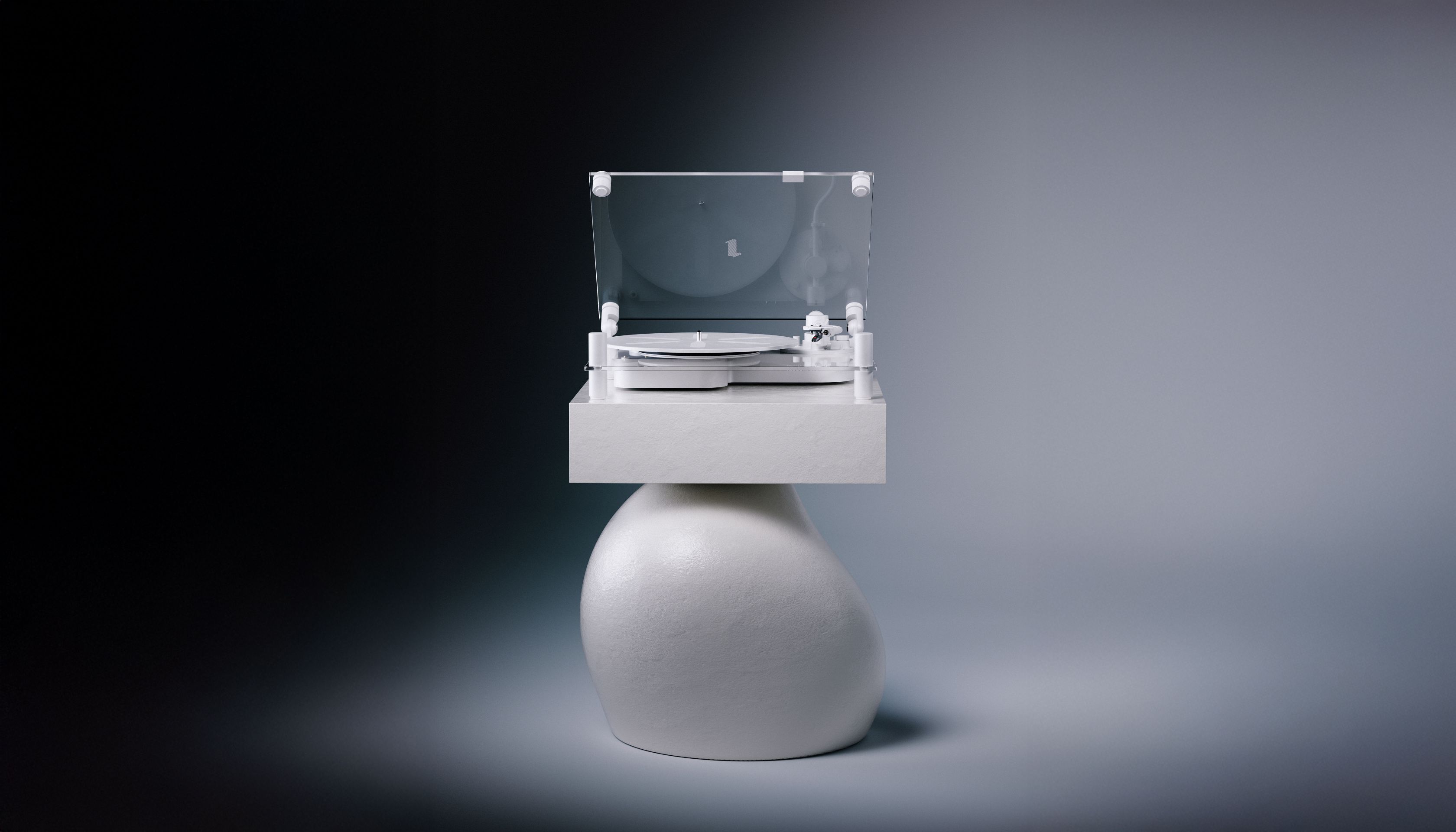 Transparent turntable Transparent