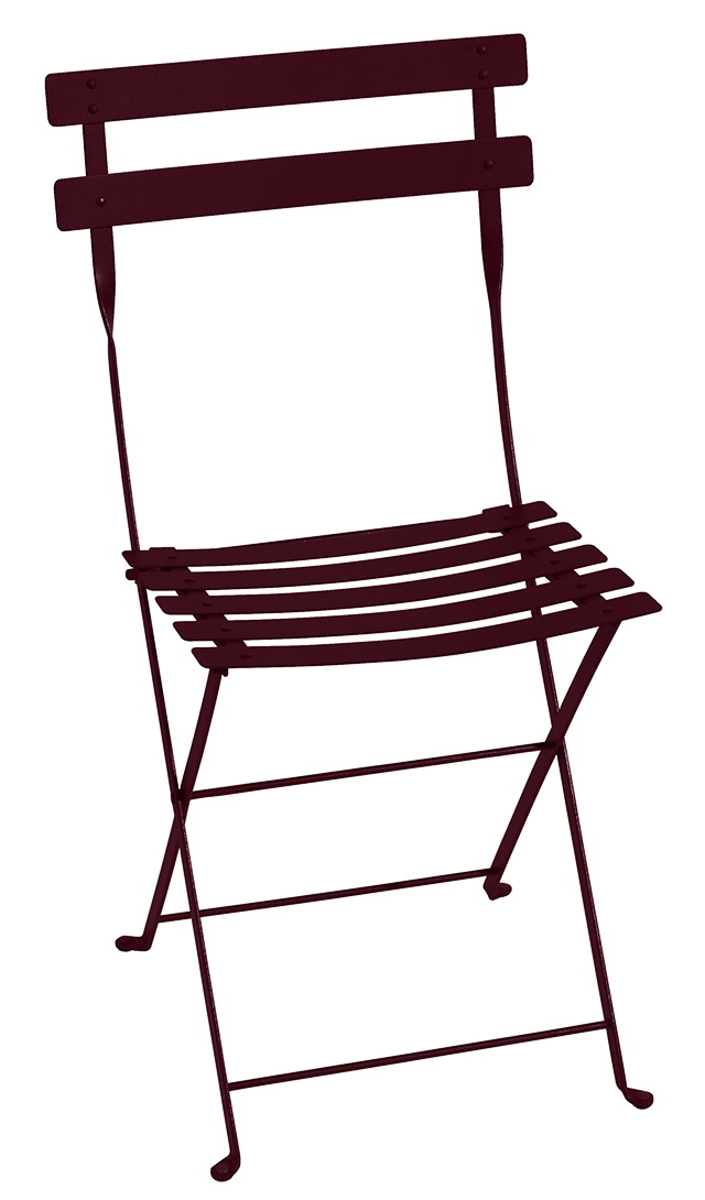 Bistro Outdoor Metal Chair Garden chair Fermob Liquorice Bistro Outdoor Metal Chair Garden chair Fermob Liquorice