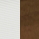 Walnut - fluted clear glass