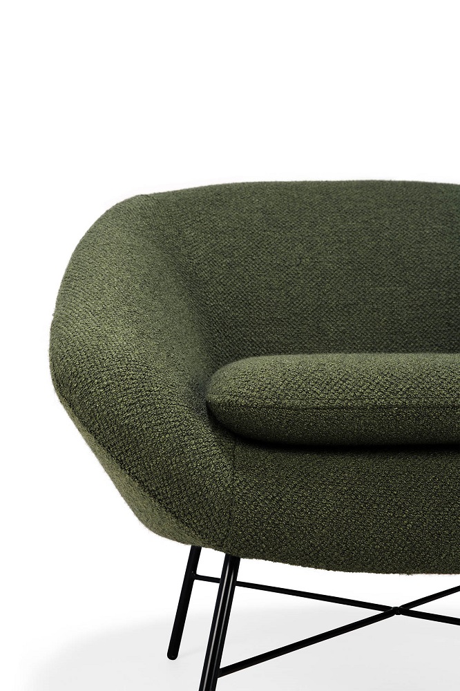 Barrow Lounge Chair Ethnicraft pine green