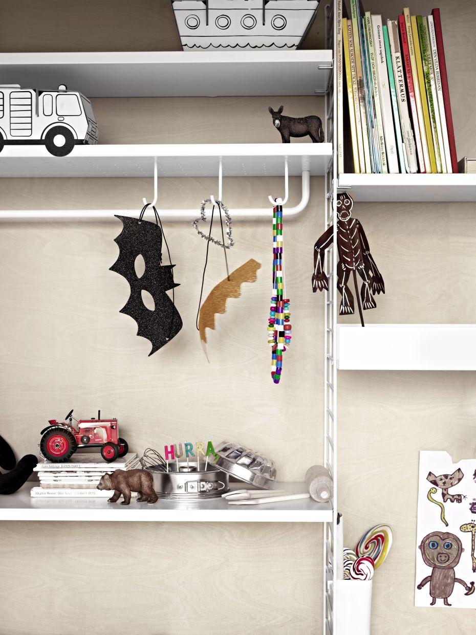 Single Piece Metal Shelf Low Edge W 78 cm String Furniture   