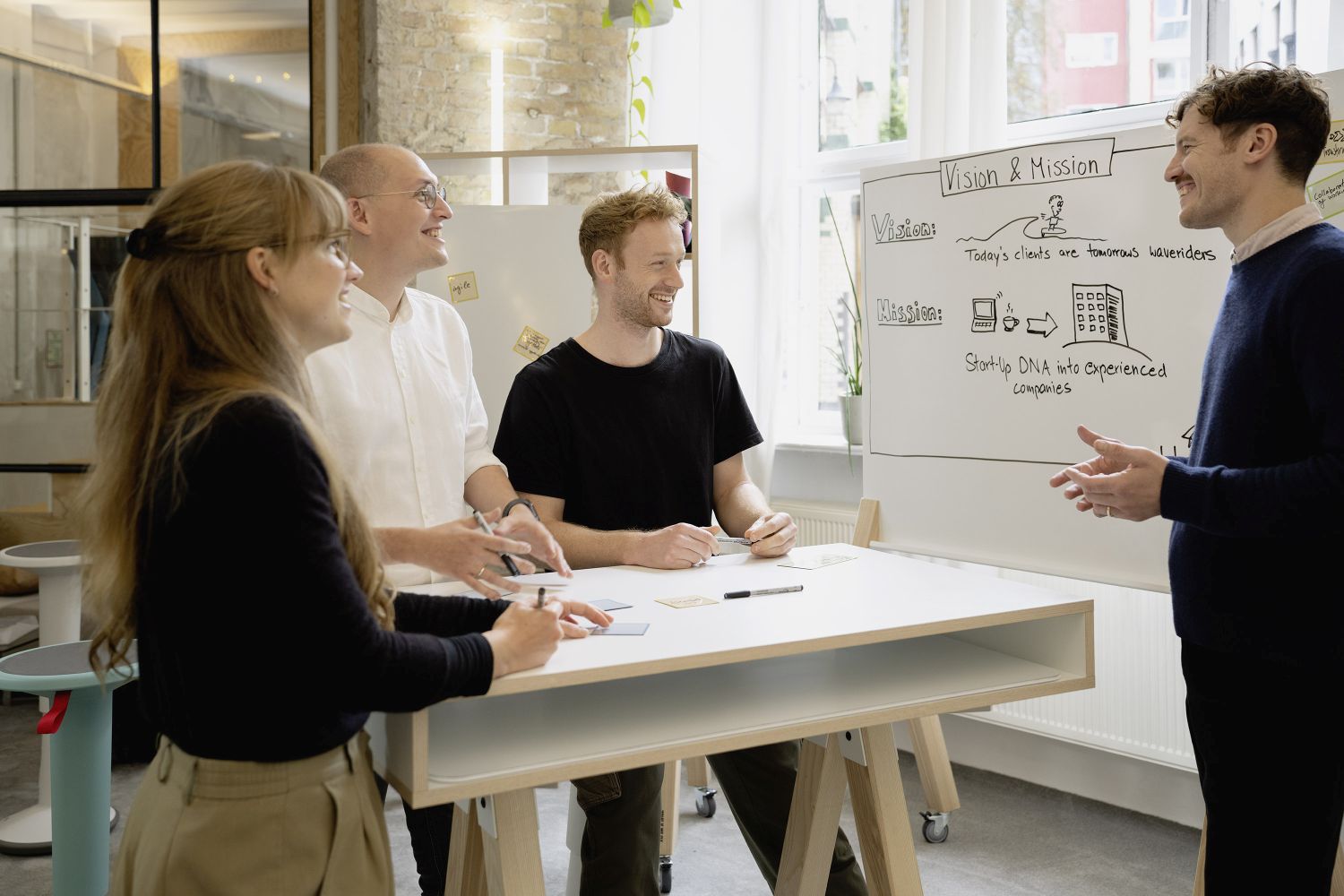 What if We Fly Taskboard W 240 cm Feltboard Medium Media Wall Interstuhl
