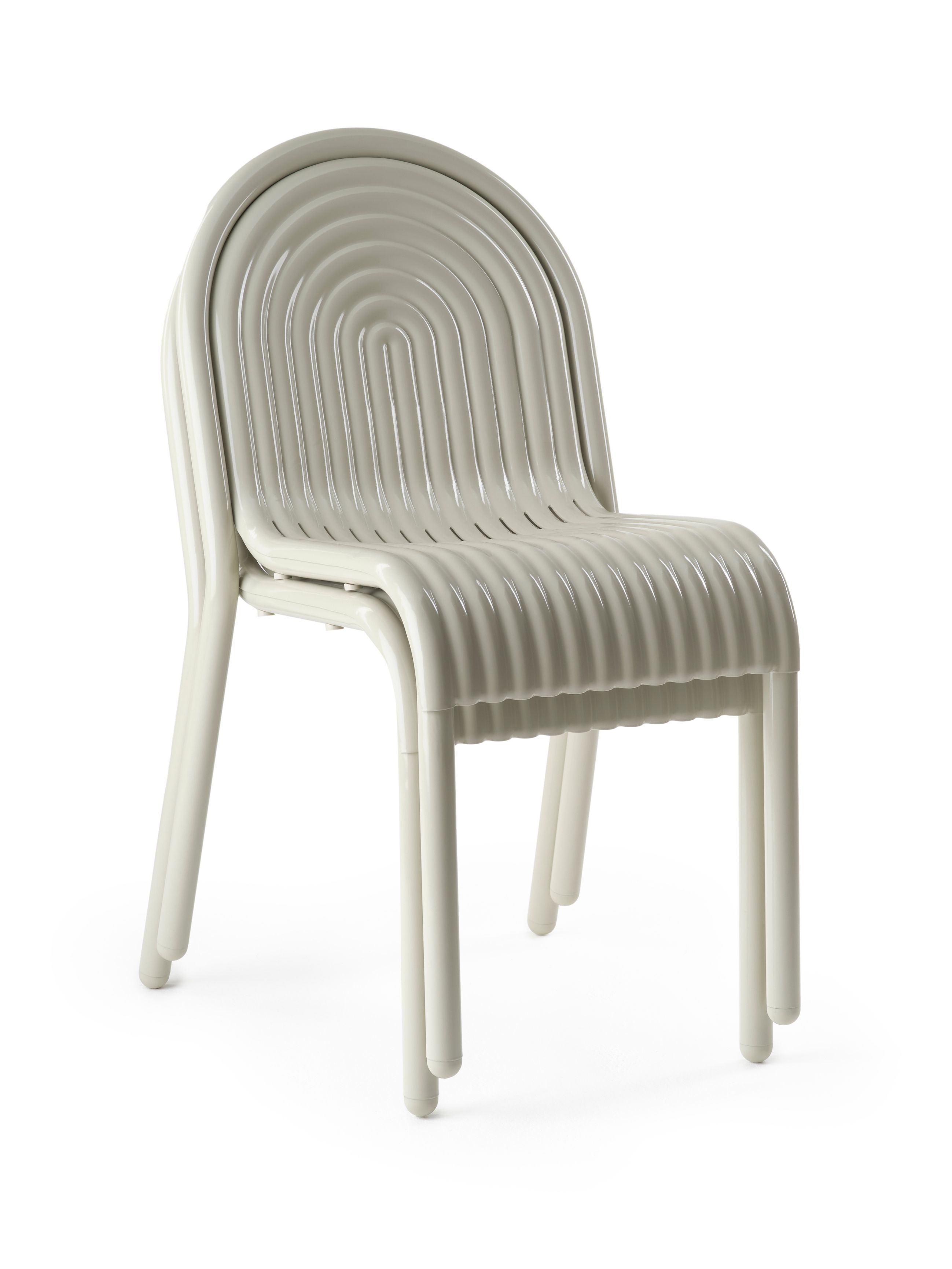 Groove Outdoor Side Chair Putty Tom Dixon