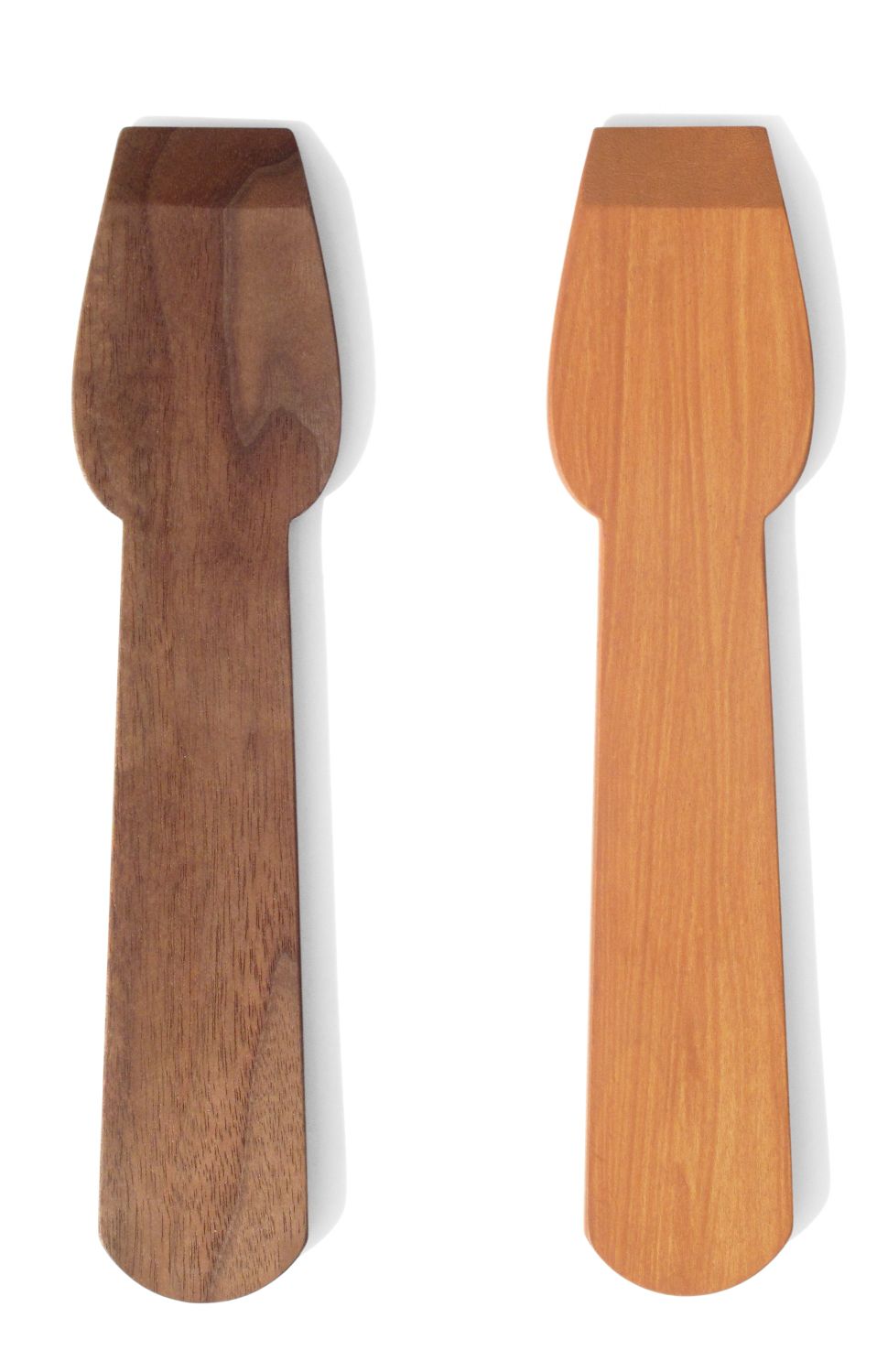 Ice cream spoon cherry Side by Side SINGLE PIECES