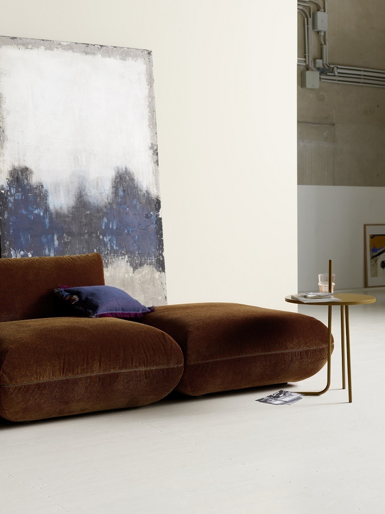 Jalis21 Sofa Fabric Cord Amber Cor