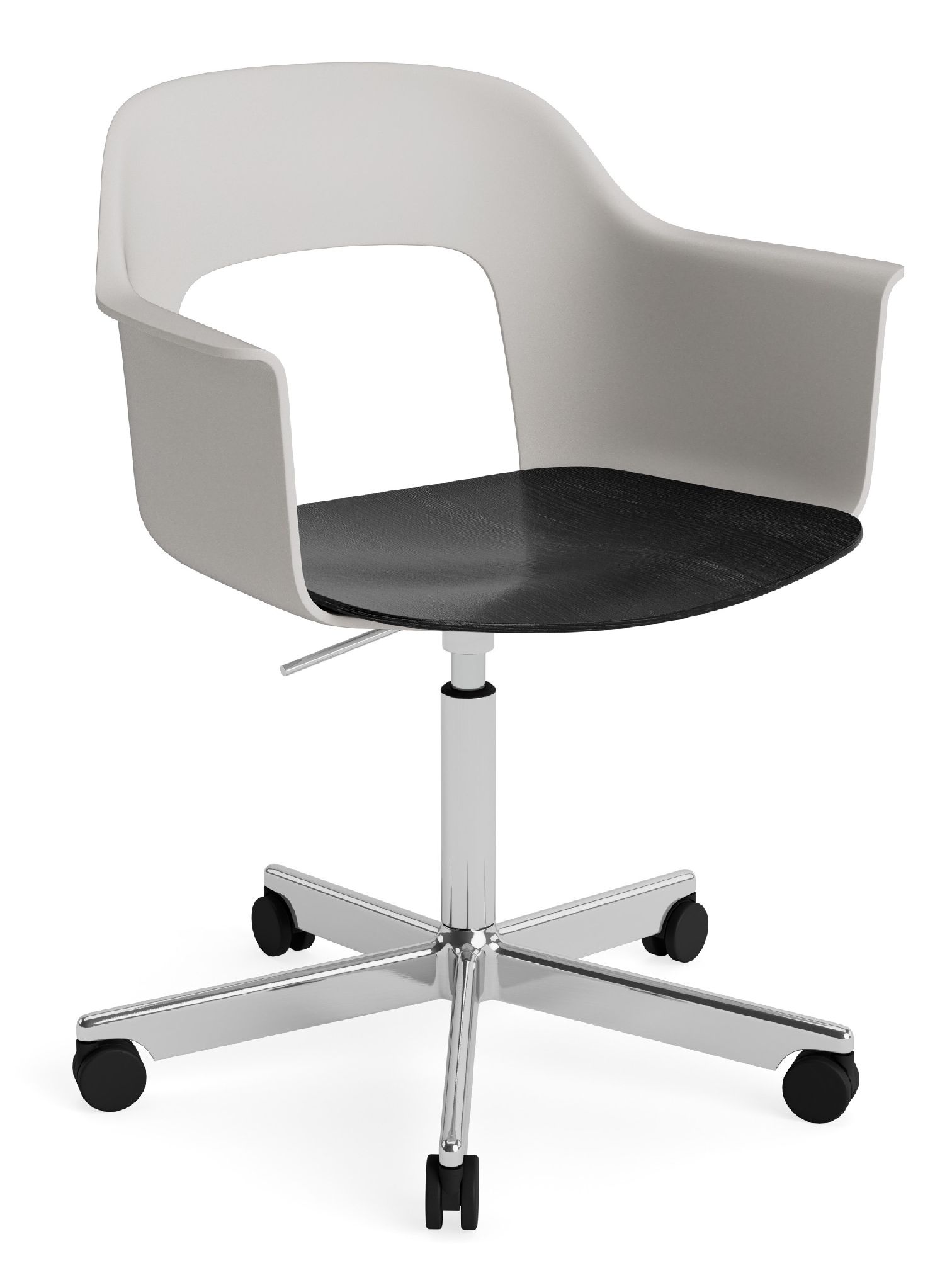 Layout Armchair 242 Armchair 4-star base gas lift with swivel function Hay