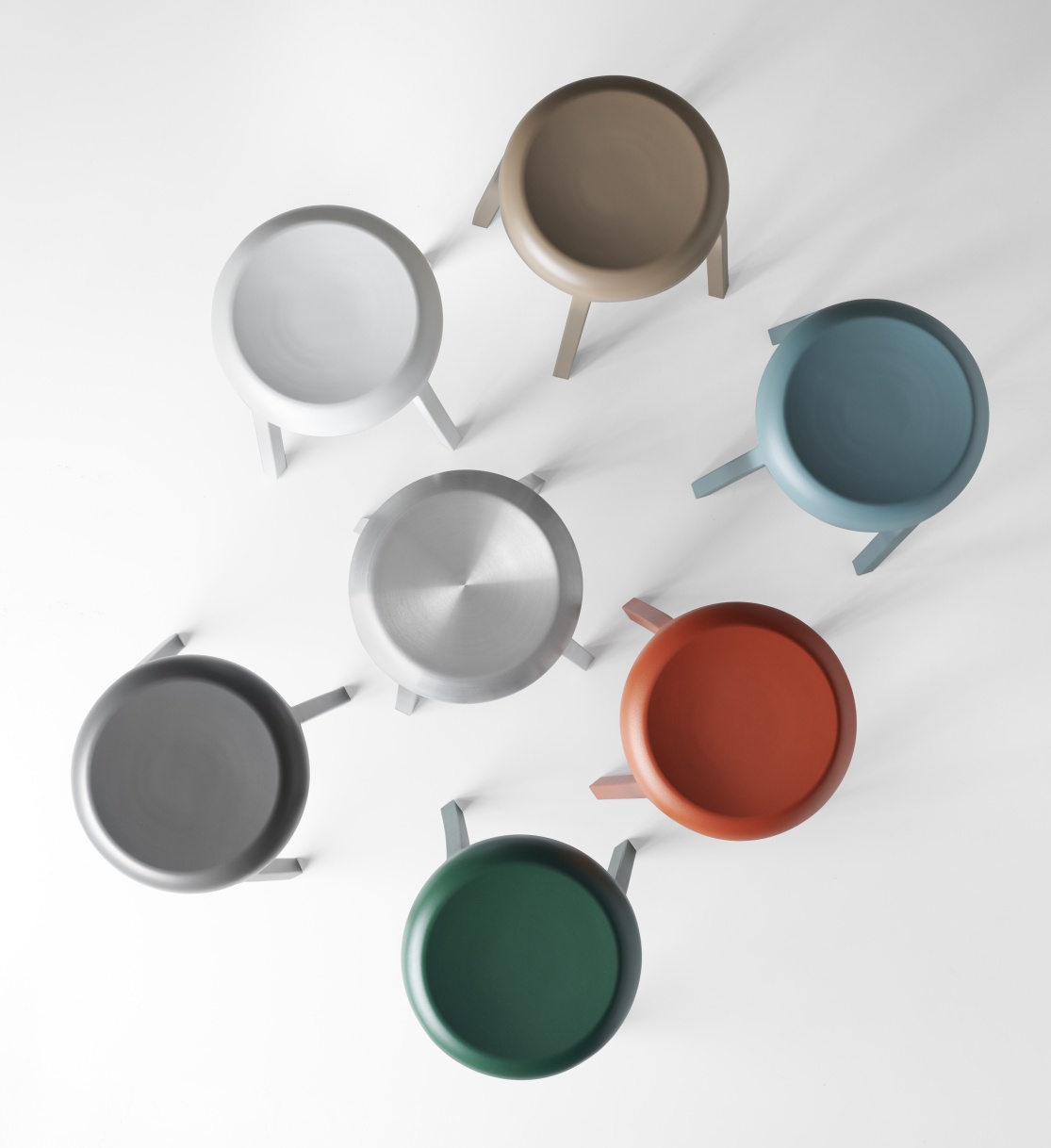 Za Stool Coral Emeco SINGLE PIECES