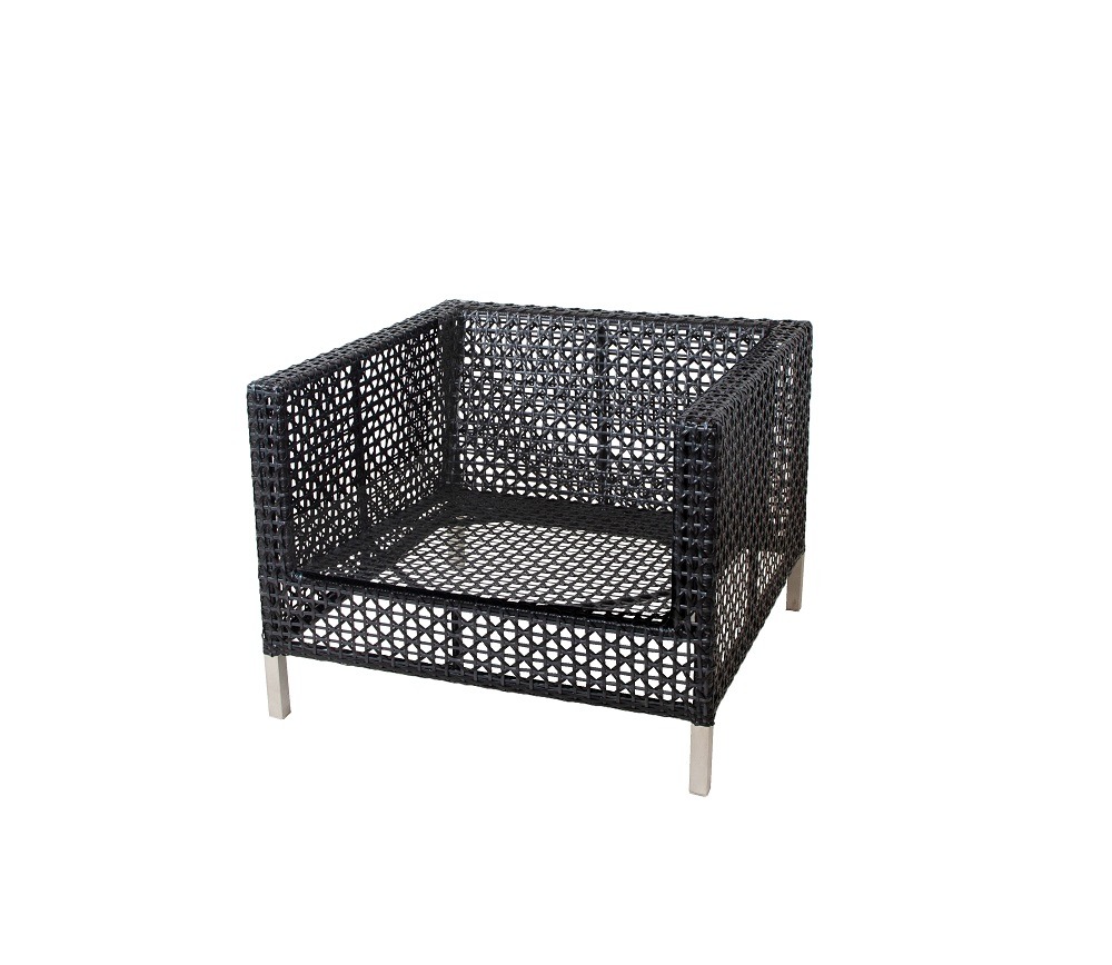 Connect Outdoor lounge chair including seat cushion in grey Cane-Line SPECIAL OFFER