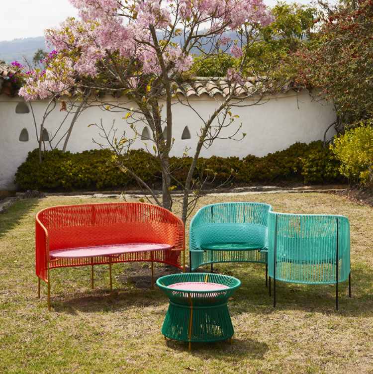 Caribe Vis a Vis Bench Outdoor ames