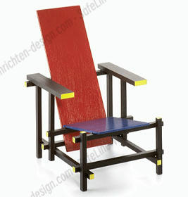 Rood blauwe stoel [1918] Miniatur Chair Vitra