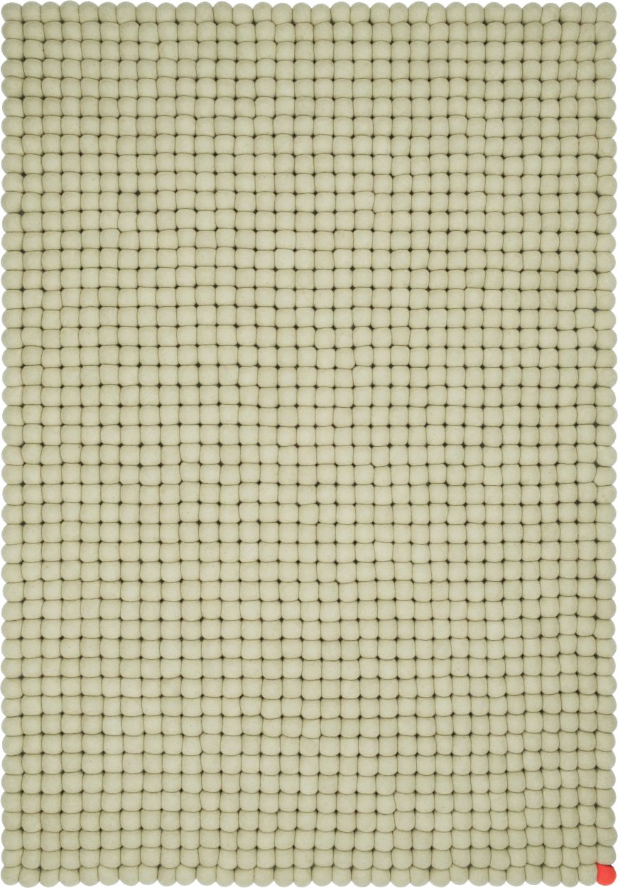 Big One Rectangular Felt carpet 180 x 260 cm myfelt Green beige
