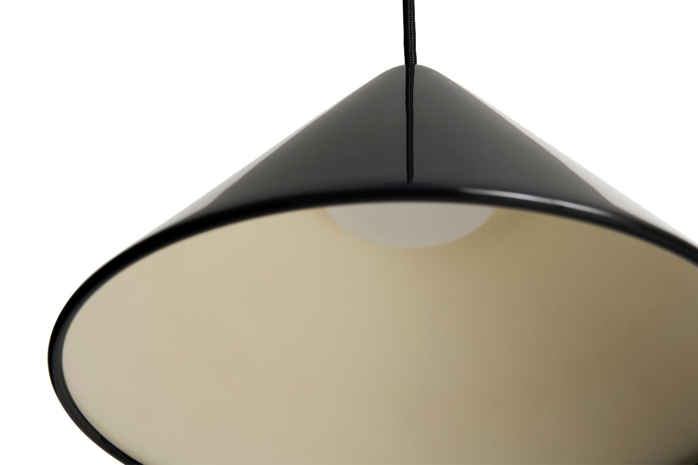 Compass Pendant 260 Pendant Lamp Aluminium Soft black Hay