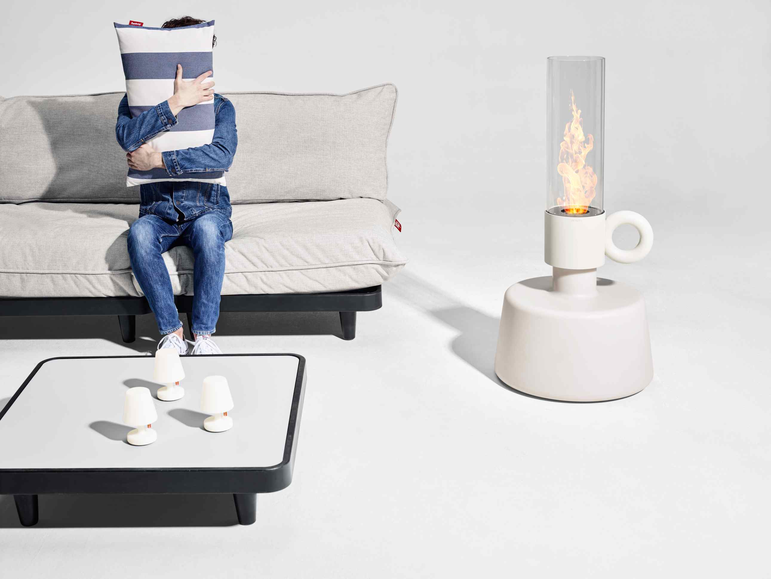  Flamtastique Bioethanol Lampe Outdoor Fatboy