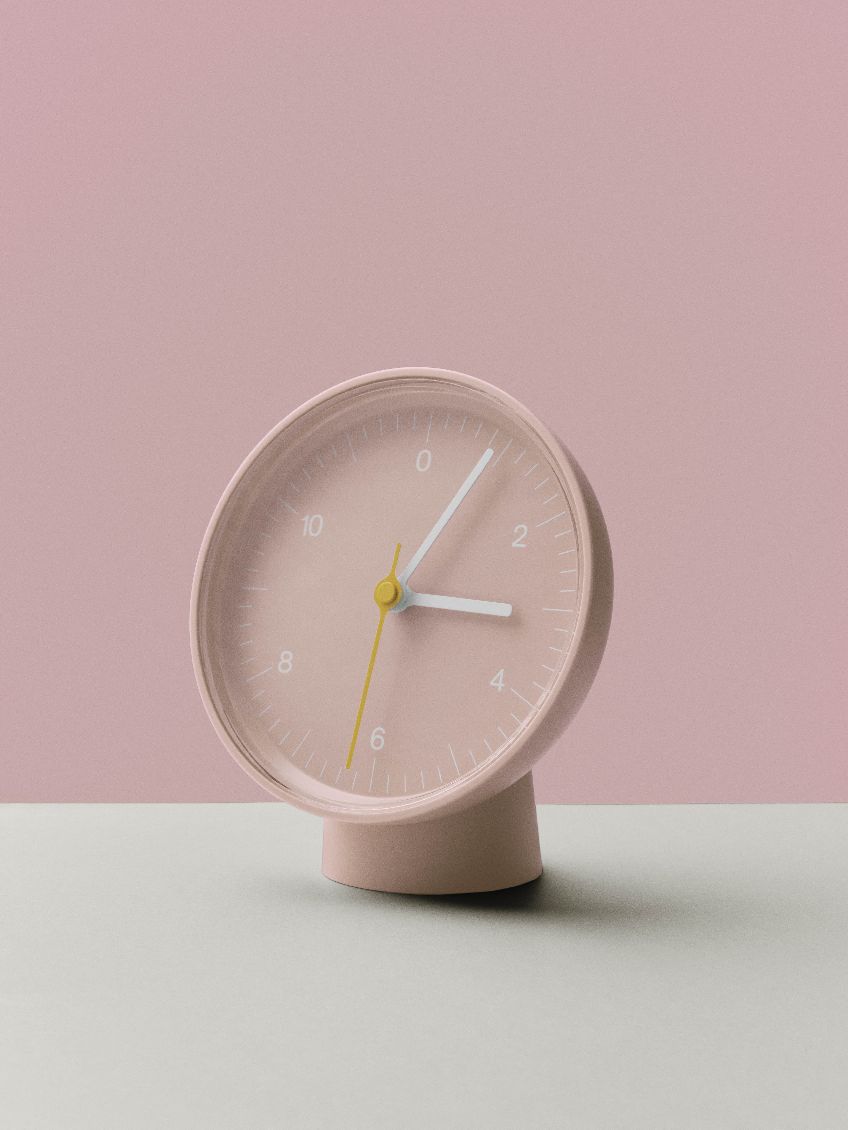 Table Clock Dual-function Table Clock / Wall Clock Hay Red