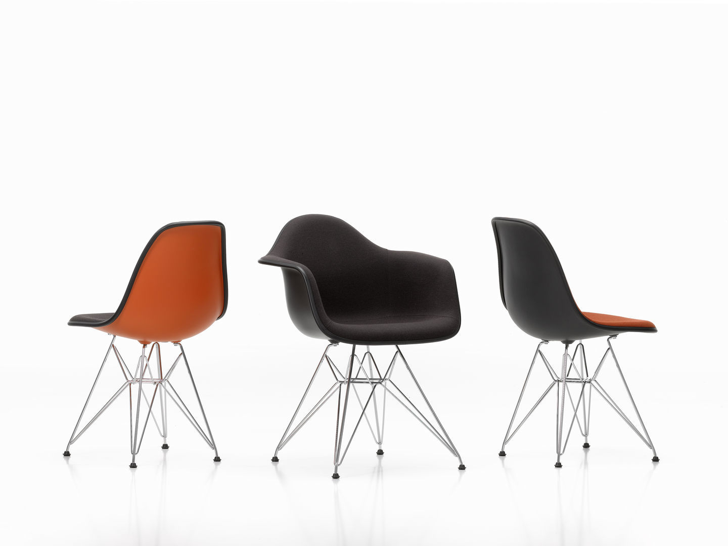 Eames Plastic Arm Chair DAR Chair Fully upholstered Vitra